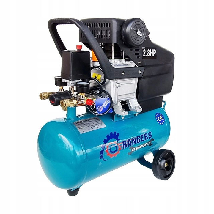 24L SPRĘŻARKA KOMPRESOR OLEJOWY 8 BAR MOCNY CICHY