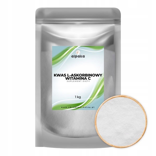 KWAS ASKORBINOWY 1kg WITAMINA C SUPLEMENT DIETY TEŻ DO BASENU
