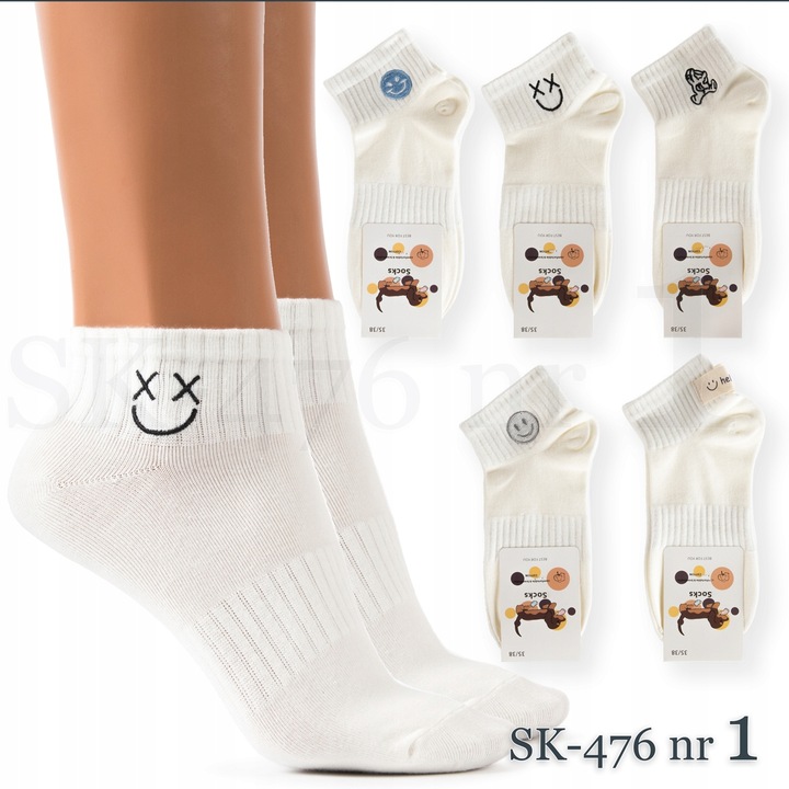 SKARPETKI BAWEŁNIANE SPORTOWE SKARPETY ODDYCHAJĄCE JAKOŚĆ PREMIUM