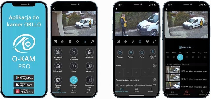Kamera IP ORLLO Z17 PRO 4K zewnętrzna obrotowa GSM na kartę SIM 8MPx