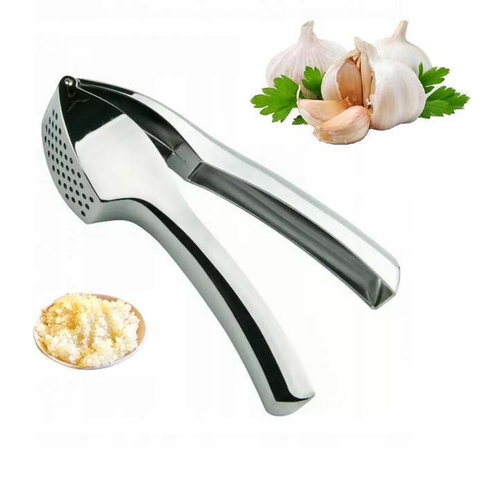PRASKA DO CZOSNKU WYCISKARKA Nierdzewna Solidna Ciężka do Zmywarki
