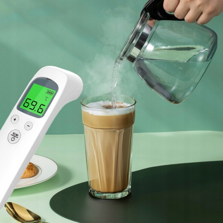 TERMOMETR BEZDOTYKOWY NA PODCZERWIEŃ ELEKTRONICZNY DOKŁADNY 1s