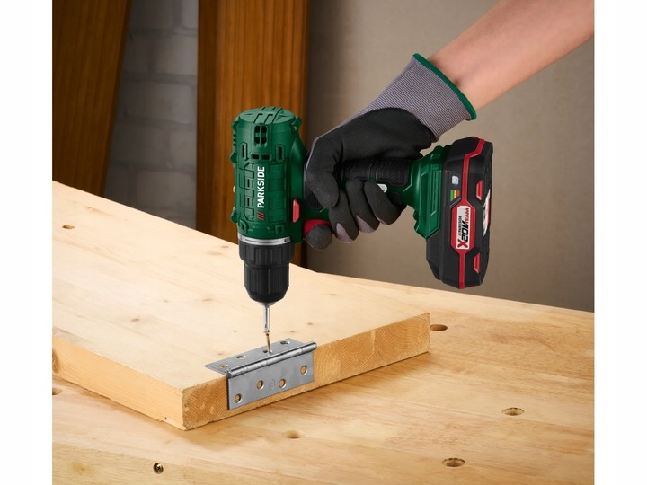 PARKSIDE Akumulatorowa Wiertarkowkrętarka PBSSA 20-Li A1, 20 V z AKU +