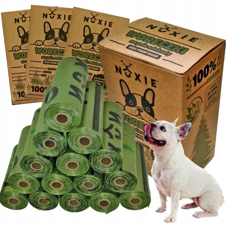 WORECZKI NA PSIE ODCHODY BIODEGRADOWALNE WORKI NA KUPY BIO 450 Sztuk