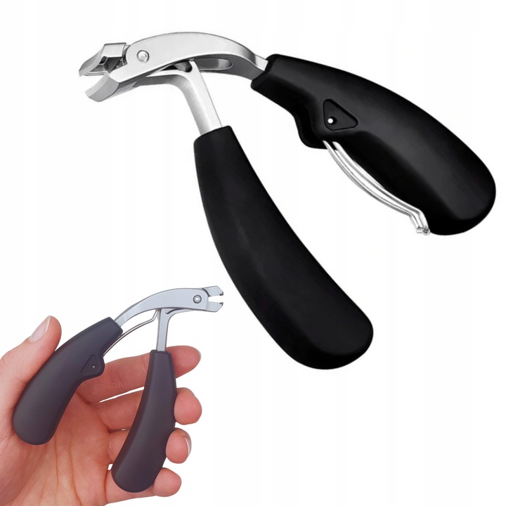 Obcinacz Do Paznokci dla Seniorów Obcinaczka Cęgi Szerokie Wygięte