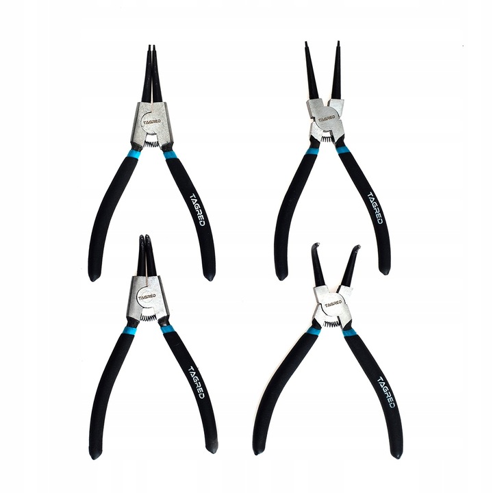 KOMPLET SZCZYPIEC SEGERA SZCZYPCE 7" 180 4-EL