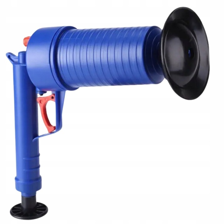 Przepychacz wc udrażniacz rur zlewu pistolet do przepychania toalet kret