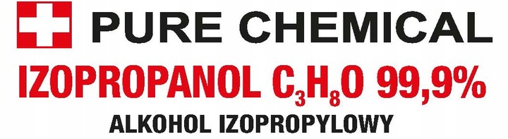 ALKOHOL IZOPROPYLOWY IZOPROPANOL IPA CZSTY 99,9% DO ODTŁUSZCZANIA 3x