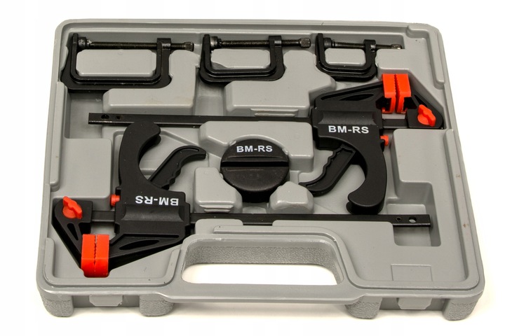 MANNESMANN ZESTAW 16 ŚCISKÓW STOLARSKICH ZACISKI