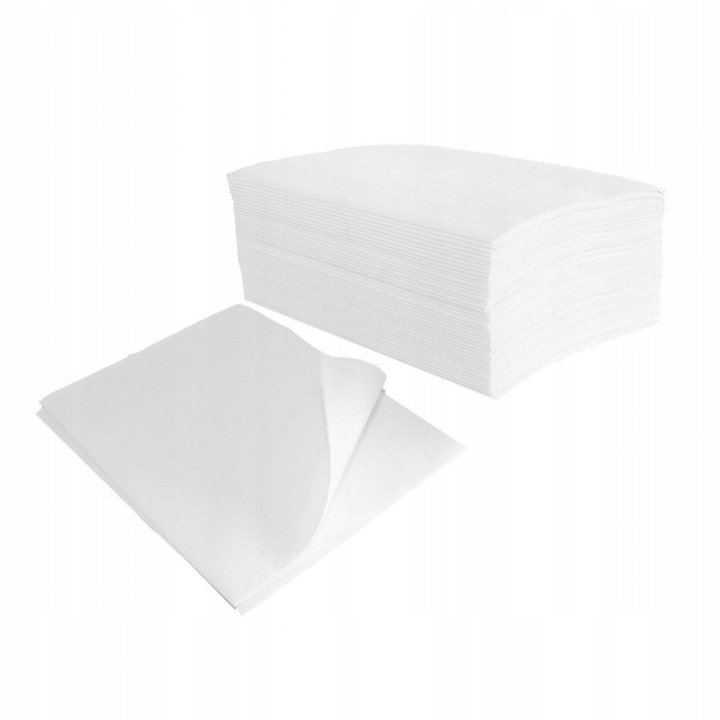 RĘCZNIK FRYZJERSKI JEDNORAZOWY 70x40 WŁÓKNINOWY BIAŁY 100 sztuk