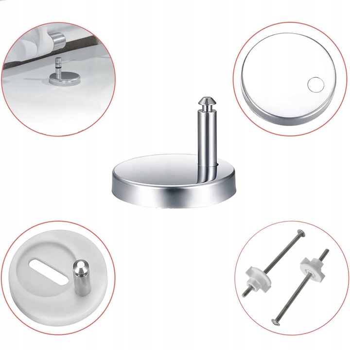 MOCOWANIE DO DESKI WC SEDESOWEJ KLOZETOWEJ ŚRUBY UCHWYTY SOLIDNE