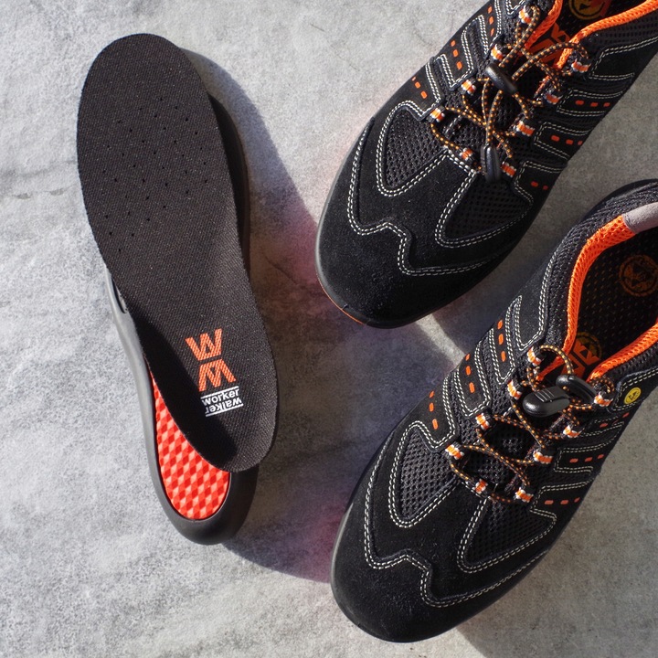 Wkładki do butów roboczych BHP na bolące stopy