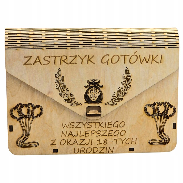 PUDEŁKO NA PIENIĄDZE PREZENT NA URODZINY CHRZEST ROCZEK PAMIĄTKA