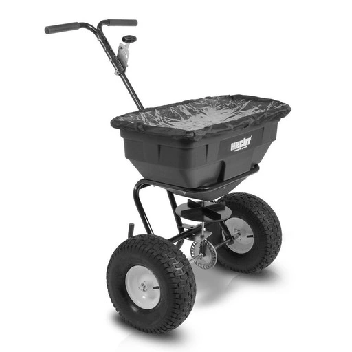 SIEWNIK ROZSIEWACZ DO TRAWY NASION SOLI HECHT 256 REGULACJA ROZRZUTU 60L