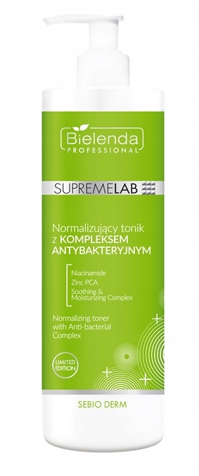 TONIK DO TWARZY BIELENDA SUPREMELAB SEBIO DERM NORMALIZUJĄCY 500ML