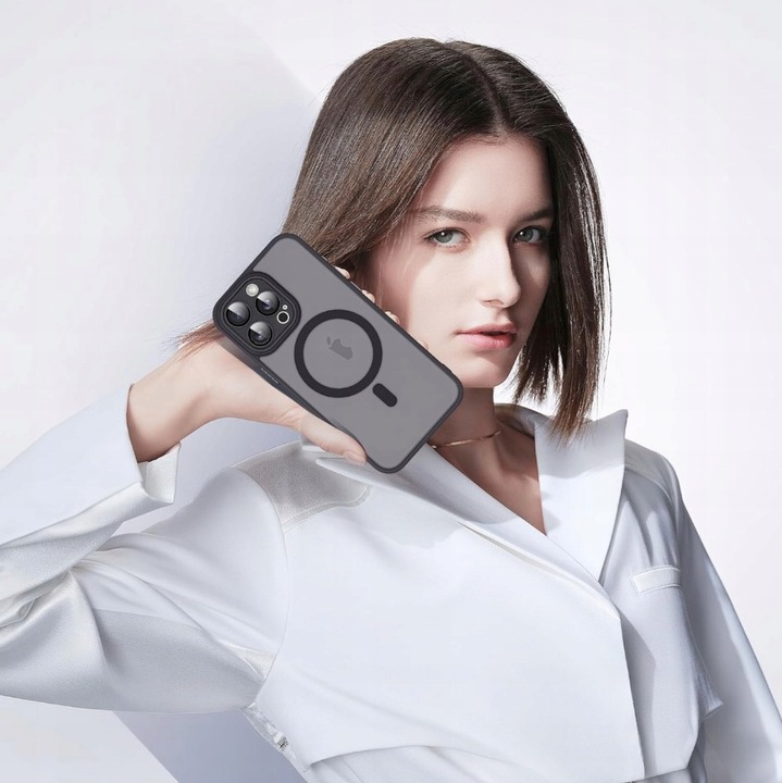 ETUI WZMACNIANE DO IPHONE 16 PRO MAX PANCERNE CASE DO MAGSAFE MAT 2x Szkło