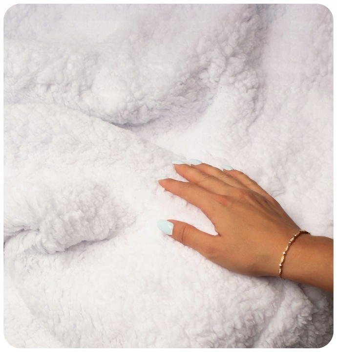 KOC BLUZA Oversize Ciepła Gruba KOCBLUZA 2w1XXL LENIWCE Futrzak z