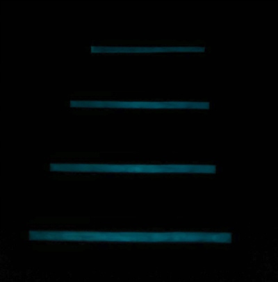 Farba świecąca w ciemności luminescencyjna fosforescencyjna NIEBIESKA 25ml