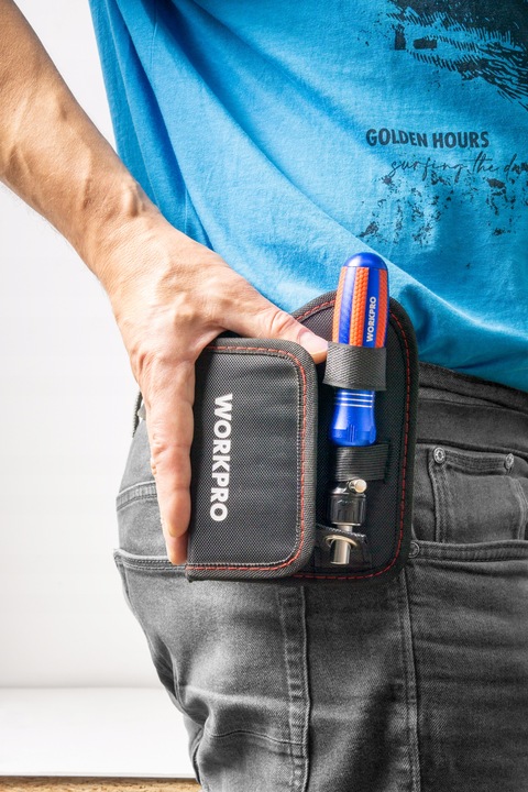 ZESTAW 24 BITÓW Z GRZECHOTKĄ WORKPRO W021183 PREZENT DLA NIEGO