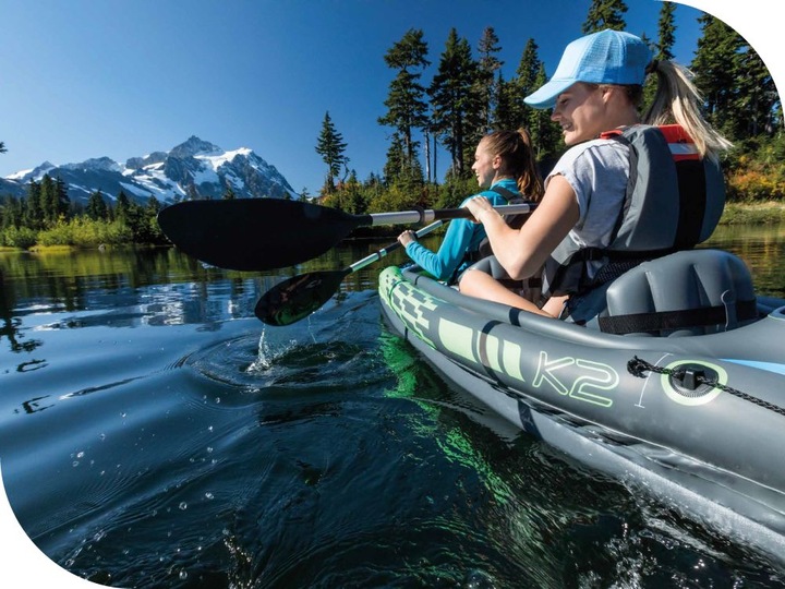 Kajak 2os. Challenger K2 Intex 68306 Pompka Wiosła Dwuosobowy MODEL 2024