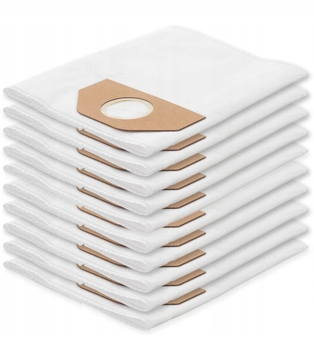 10x WORKI BIAŁE DO ODKURZACZA KARCHER WD3 SE4001 WD2 PLUS KWD V-17 V-15 V12