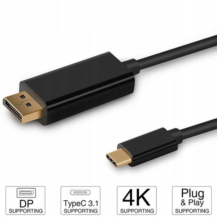 KABEL USB-C 3.1 TYP C DO HDMI 4K ADAPTER 200CM