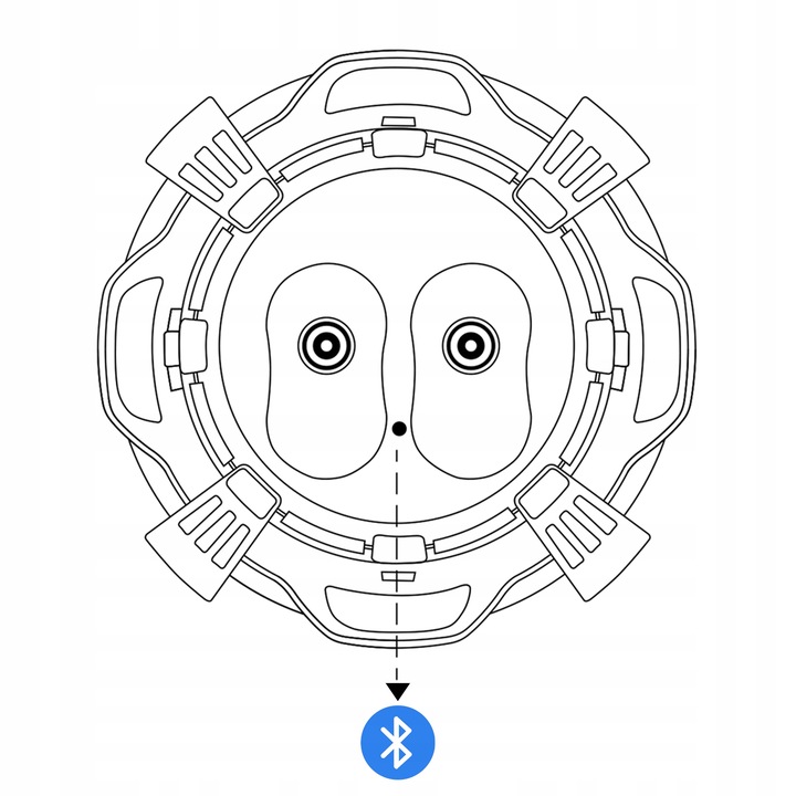 PROJEKTOR GWIAZD LED + GŁOŚNIK BT LAMPKA NOCNA USB