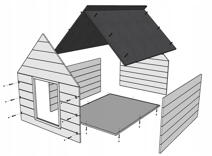 Buda dla Psa Ocieplana Legowisko Rozm. L 101 x 69