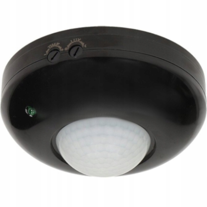 CZUJNIK RUCHU SUFITOWY ŚCIENNY ZMIERZCHU NATYNKOWY PIR LED CZUJKA