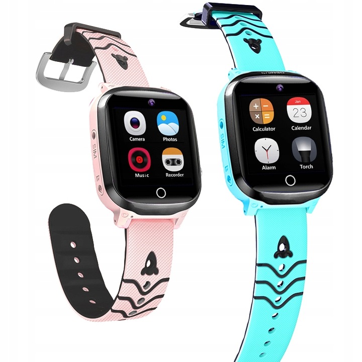 SMARTWATCH ZEGAREK DLA DZIECI ROZMOWY POŁĄCZENIA SIM APARAT GRY MENU POLSKI