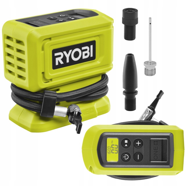 RYOBI KOMPRESOR WYSOKOCIŚNIENIOWY MINIPOMPKA 18V AKUMULATOROWY ONE+