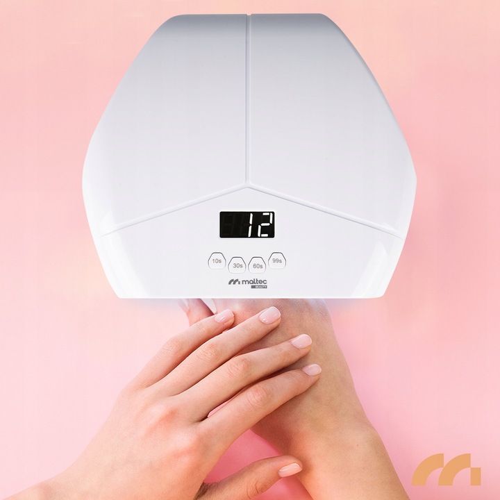 LAMPA DO PAZNOKCI UV DUAL LED DO HYBRYD ŻELI MANICURE PEDICURE 268W LUSTRO