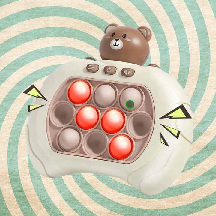 GRA POP IT POPIT MIS GAME ELEKTRYCZNA ZRĘCZNOŚCIOWA XL + GRATIS 3 BATERIE