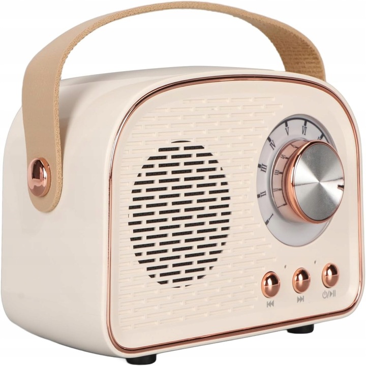 PRZENOŚNE KUCHENNE RADIO FM BLUETOOTH RETRO USB SD AUX MP3 NA