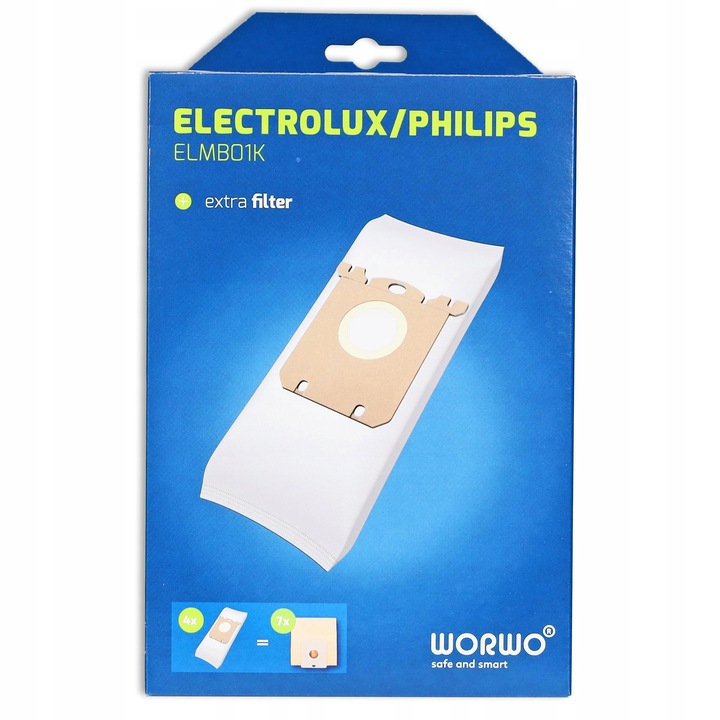 12x WORKI DO ODKURZACZA ELEKTROLUX PHILIPS SBAG