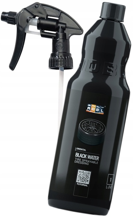 ADBL Black Water 1L Dressing Czernidło Do Opon Gumy Przyciemnia Zabezpiecza