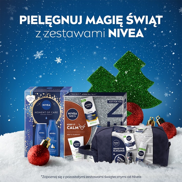 NIVEA MEN SENSITIVE RECOVERY Zestaw kosmetyków męskich do golenia na święta