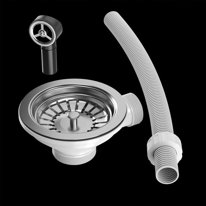 SITKO do zlewozmywaka z PRZELEWEM OKRĄGŁYM do zlewu w kuchni