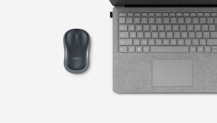 Myszka bezprzewodowa Logitech M185 szara, sensor optyczny 1000DPI 2.4GHz