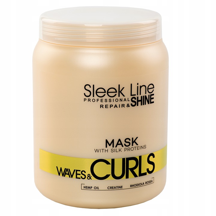 STAPIZ Szampon Maska do włosów kręconych i fal WAVES&CURLS 2x1L