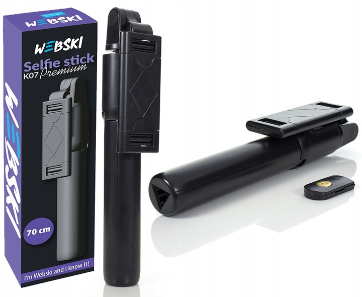 SELFIE STICK Z PILOTEM STATYWEM DO TELEFONU ZDJĘĆ