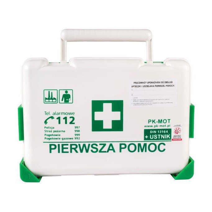 APTECZKA PRZEMYSŁOWA BD Z WIESZAKIEM ŚCIENNYM DO PRACY RESTAURACJI SZKOŁY