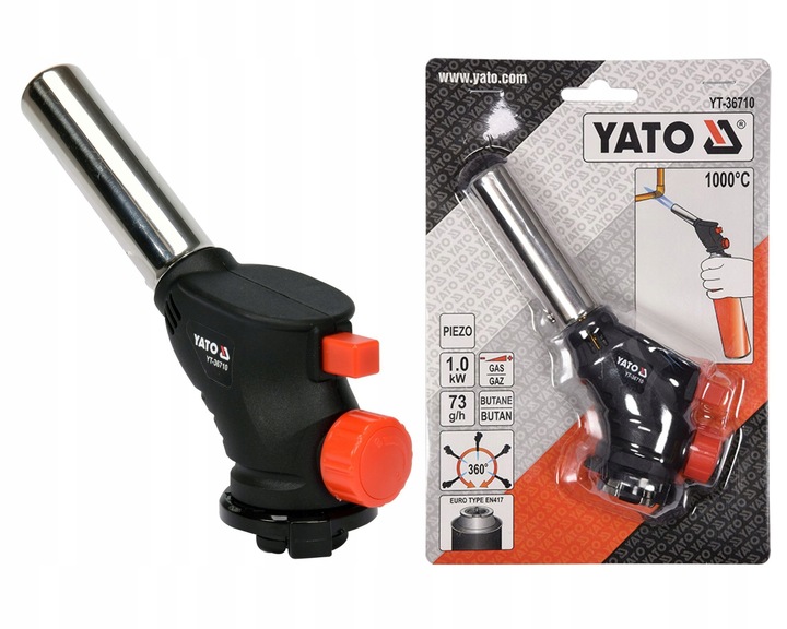 PALNIK GAZOWY DO LUTOWANIA 360 Z PIEZO YT-36710 YA