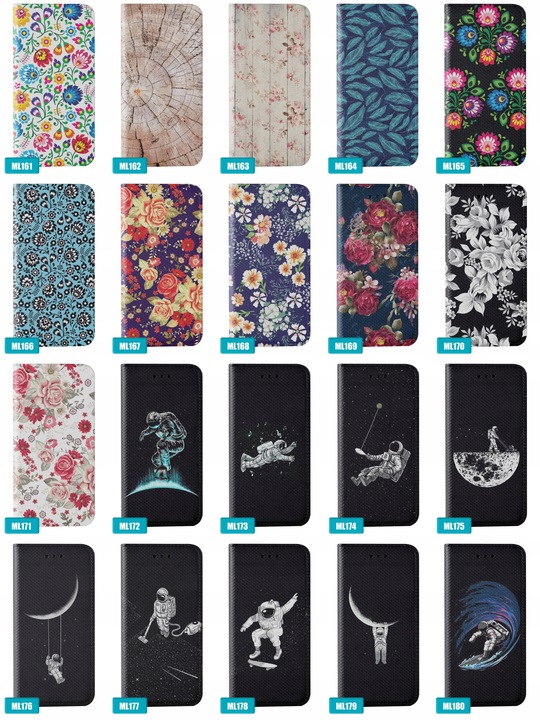 ETUI CASE MAGNET DO SAMSUNG GALAXY A16 4G A16 5G + SZKŁO WZORY