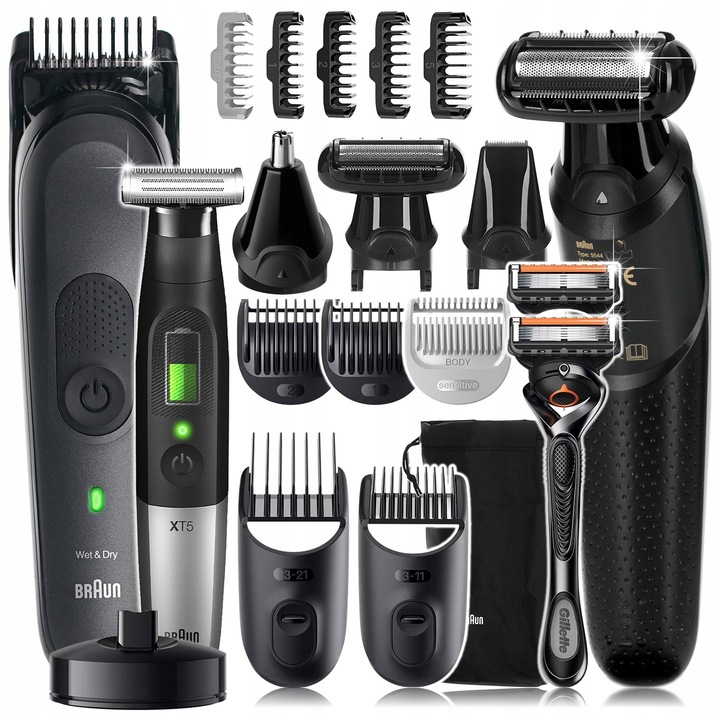 TRYMER DO BRODY NOSA USZU MASZYNKA DO WŁOSÓW GOLARKA BRAUN Series 7