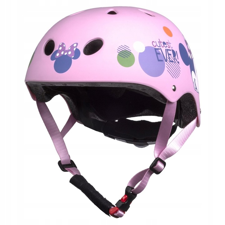KASK SPORTOWY DLA DZIECI ROWEROWY DZIECIĘCY REGULOWANY MYSZKA MINNIE 52-56