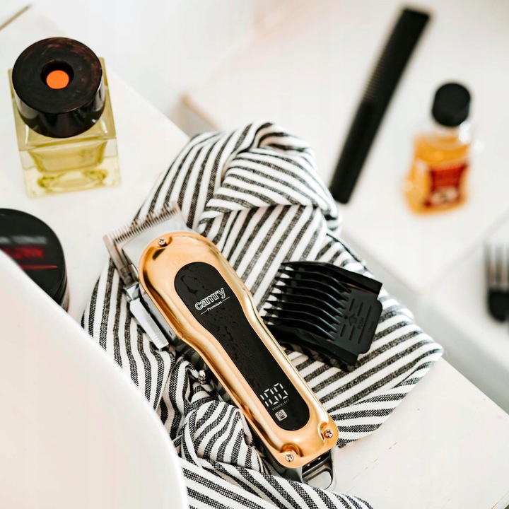 PROFESJONALNA Maszynka Do Strzyżenia Włosów Bezprzewodowa Cieniowanie