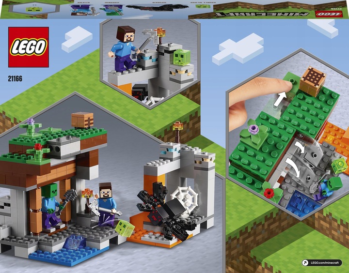 LEGO MINECRAFT Opuszczona kopalnia 21166