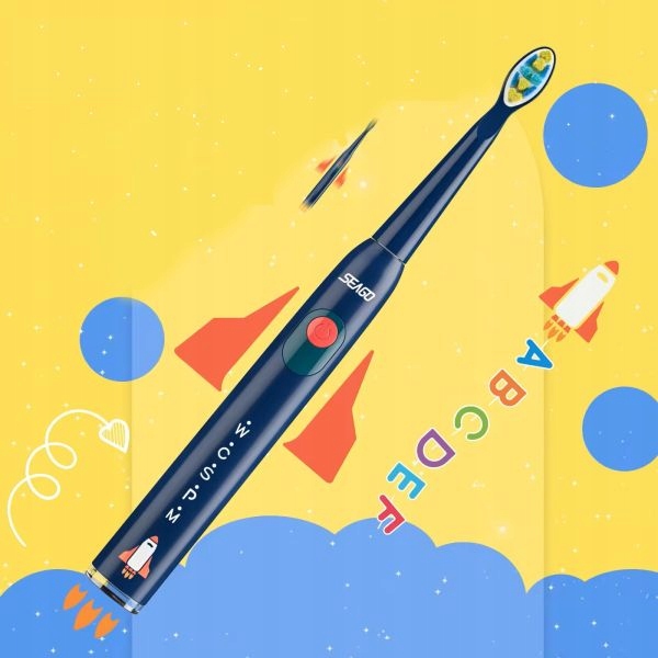 Szczoteczka soniczna dla dzieci 3-12 lat niebieska SEAGO SG-2303 USB-C