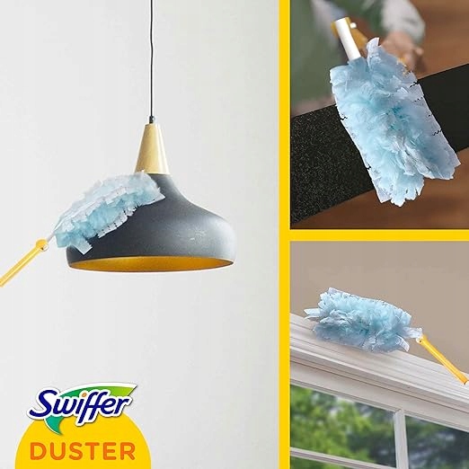 SwifferXXL Zestaw 1 Rączka + 2 Miotełeki do Kurzu 90cm Mikrofibra